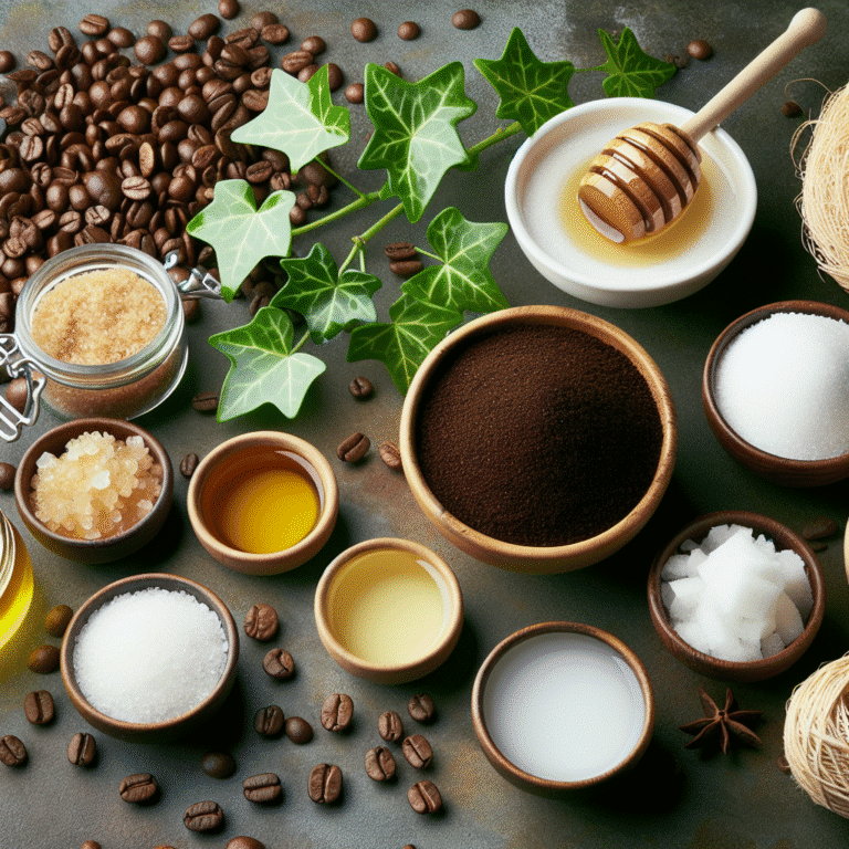 all-natural coffee scrub recipes for silky smoothness