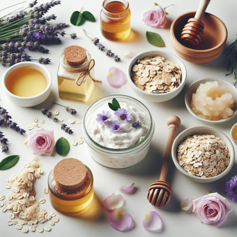 homemade face scrub for sensitive skin