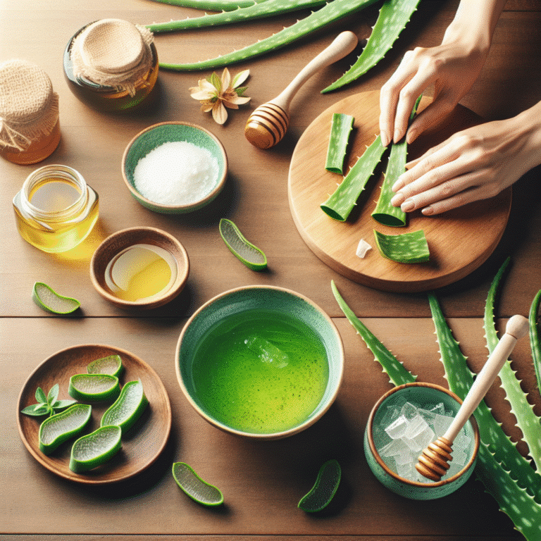 diy aloe vera face mask for dry skin