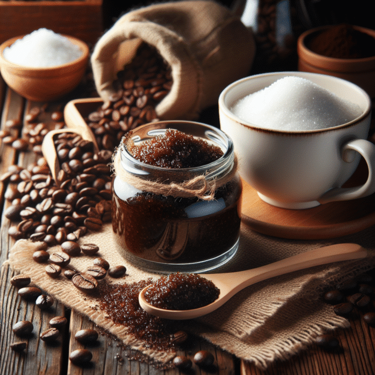 easy homemade coffee and sugar scrubs for soft skin