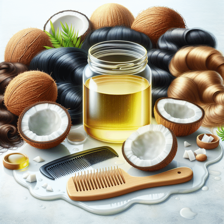 diy coconut oil hair mask for damaged hair