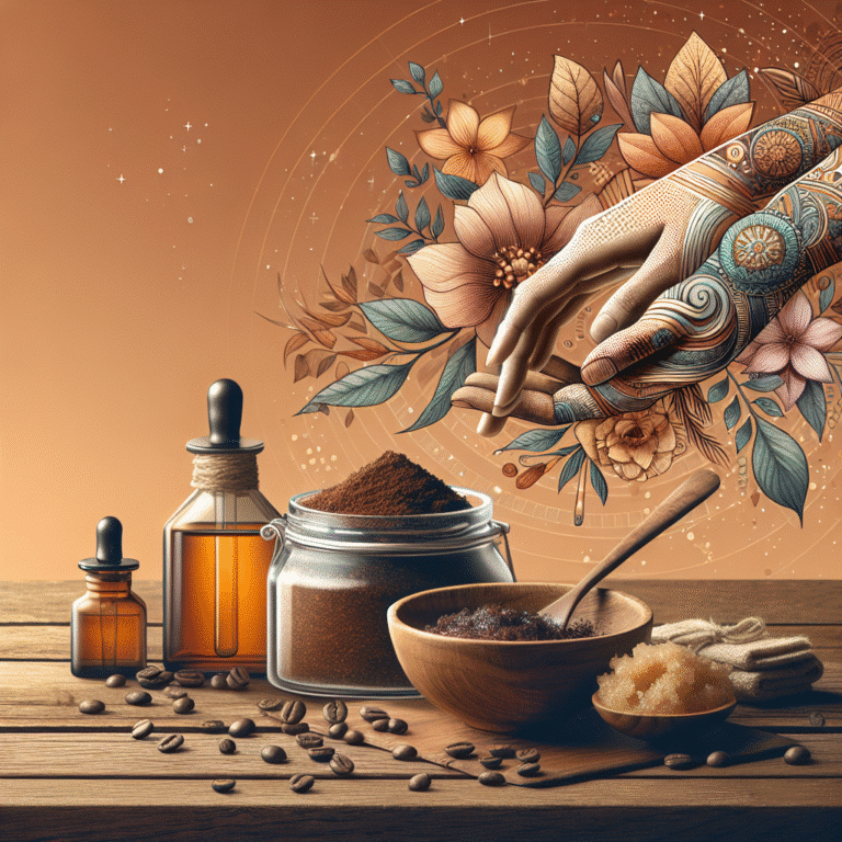 natural coffee-infused body scrubs for rejuvenation