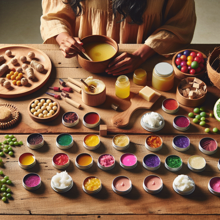 step-by-step guide to making tinted lip balm at home